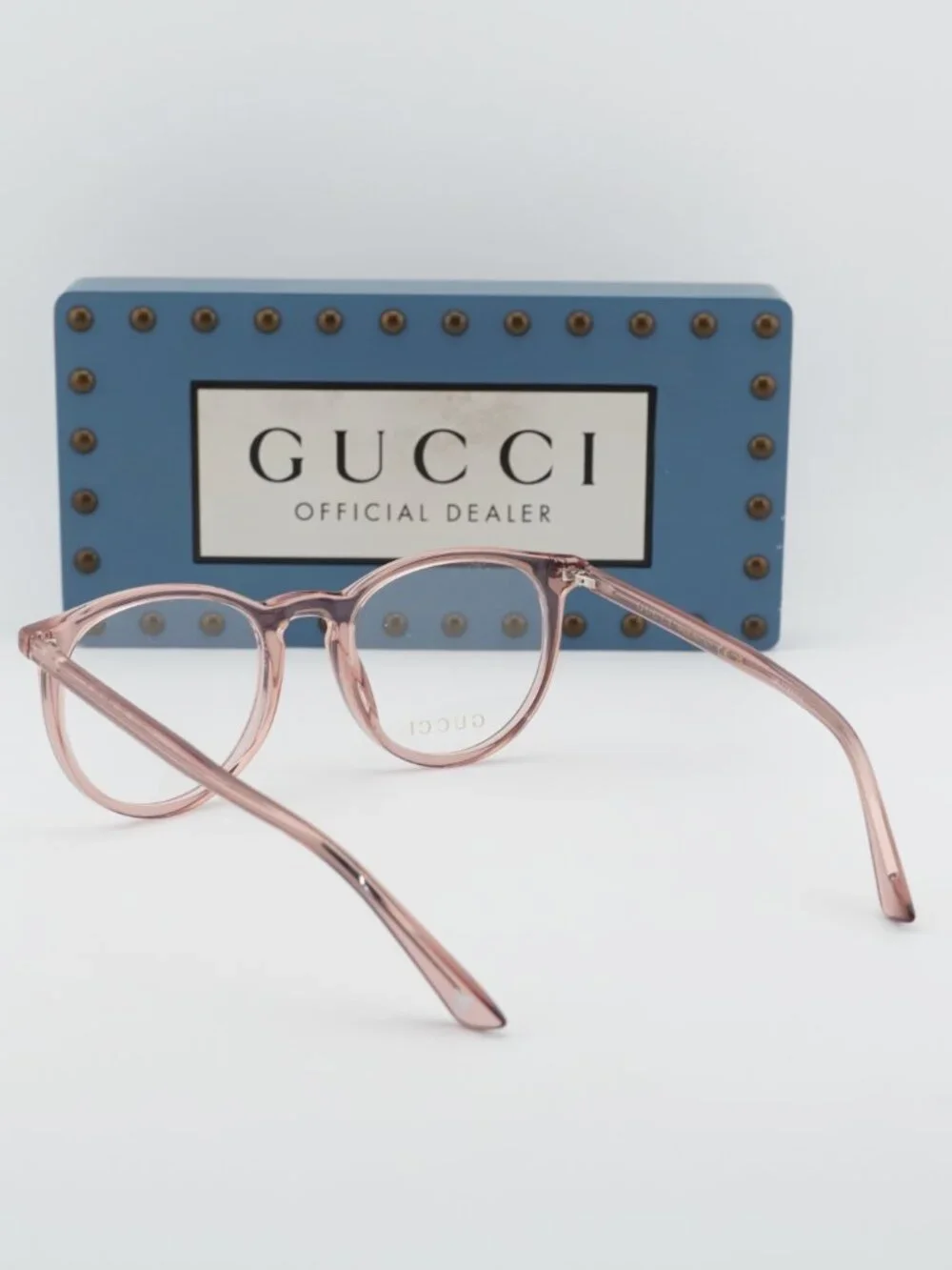 Gucci GG0027O 019 Women Round Eyeglasses 50mm - Pink - Picture 4 of 11